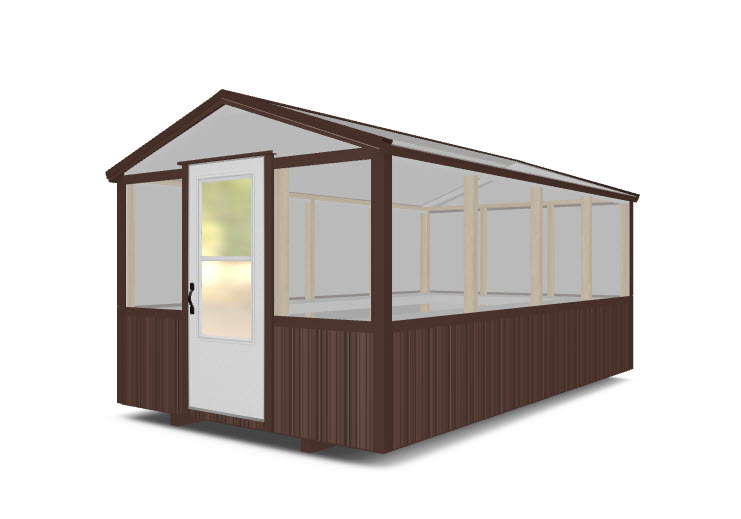 Greenhouse (Dual Wall & Wainscot)