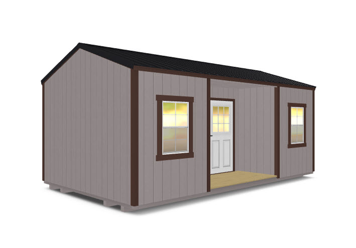 Cabin with Side Porch